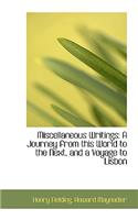 Miscellaneous Writings: (English)