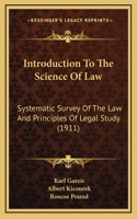 Introduction to the Science of Law