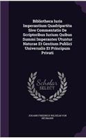 Bibliotheca Iuris Imperantium Quadripartita Sive Commentatio de Scriptoribus Iurium Quibus Summi Imperantes Utuntur Naturae Et Gentium Publici Universalis Et Principum Privati