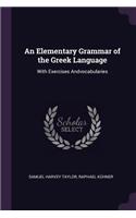 Elementary Grammar of the Greek Language