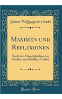 Maximen Und Reflexionen