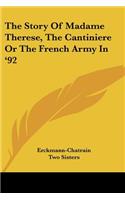 Story Of Madame Therese, The Cantiniere Or The French Army In '92