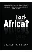 Back To Africa?