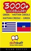 3000+ Greek - Haitian Creole Haitian Creole - Greek Vocabulary