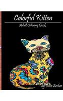 Colorful Kitten: A Blue Dream Coloring Book for Adult Relaxation