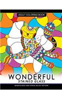 Wonderful Stain Glass coloring Book