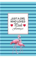 Just A Girl Who Loves Pink Flamingo
