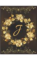 J Alphabet Notebook Journal