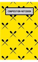 Canoe Wide Ruled Composition Notebook: Canoe Blank College Ruled Composition Notebook - 110 Pages - Pocket Size 6x9