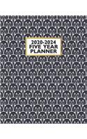 2020-2024 Five Year Planner: Black Cat Army - 60 Month Calendar and Log Book - Business Team Time Management Plan - Agile Sprint - Medical Appointment - Social Media Creative Ma(1 8x10 5 Year - 2020 2021 2022 2023 2024 Calendar)