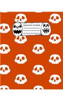 Halloween Abstract Pattern Volume 3 Wide Ruled Journal: 110 Blank Lined Wide Ruled (7.5 x 9.25) Pages to Jot Down Your Thoughts