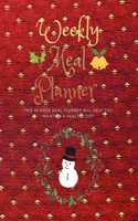 Weekly Meal Planner Notepad - 8,5 x 11 inch / 112 pages - Christmas Edition