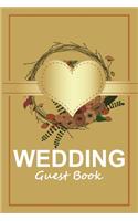 Hearts guest book for wedding