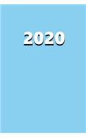 2020 Daily Planner 2020 Baby Blue Color 384 Pages: 2020 Planners Calendars Organizers Datebooks Appointment Books Agendas