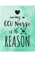 My CCU Nurse Is The Reason: Doodle Sketch Book