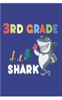3rd Grade Shark: Back to School Third Grade Boys Draw & Write Journal