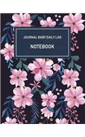 Journal baby daily log notebook