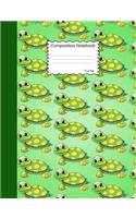 Turtle Composition Notebook: Cute Cartoon Animal Graph Paper Book for Girls, Boys and Teens, for Students and Teachers, for School and Work, Journaling and Writing Notes