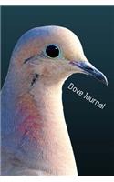 Dove Journal: Blank-Lined Journal with Dove Corner Interior Image on Every Page