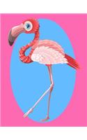 Flamingo Sketchbook: Flamingo Bordered Sketchbook for Kids. Funny Flamingo Drawing Book for Boys and Girls (Blank Bordered Sketchbooks)150 Pages Large 8.5x11 Flamingo Sk