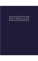 Schedule