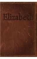 Elizabeth: Action Daily Planner Weekly and Monthly: A Year - 365 Daily - 52 Week Journal Planner Calendar Schedule Organizer Appointment Notebook, Monthly Plan