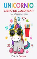 Unicornio Libro de Colorear para Niños de 4 a 8 Años