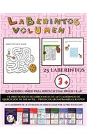 Los mejores libros para niños en edad preescolar (Laberintos - Volumen 1): (25 fichas imprimibles con laberintos a todo color para niños de preescolar/infantil)