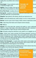 ABC of Theatre Jargon