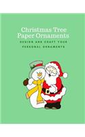 Christmas Tree Paper Ornaments