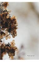 Floral Journal - Fall Comes - (Unruled)