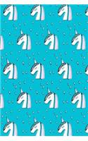 Journal Notebook Sketchy Unicorns Pattern 1