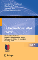 Hci International 2024 Posters: 26th International Conference on Human-Computer Interaction, Hcii 2024, Washington, DC, Usa, June 29 - July 4, 2024, Proceedings, Part VII