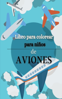 Libro para colorear de aviones para ninos