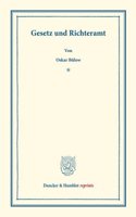 Gesetz Und Richteramt