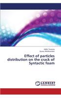 Effect of Particles Distribution on the Crack of Syntactic Foam