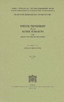 Wiener Zeitschrift Fur Die Kunde Sudasiens Und Archiv Fur Indische Philosophie