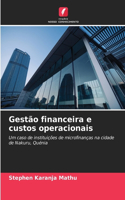 Gestão financeira e custos operacionais