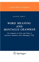 Word Meaning and Montague Grammar