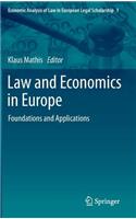 Law and Economics in Europe