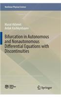 Bifurcation in Autonomous and Nonautonomous Differential Equations with Discontinuities