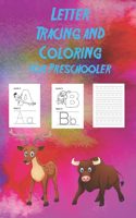 Letter_Tracing and Coloring for Preschooler: First Learn to Write workbook. Practice line tracing, pen control to trace and write ABC Letters (Coloring Activity books for kids)