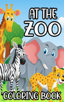 At The Zoo Coloring Book