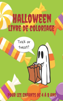 Halloween Livre de Coloriage Pour les Enfants de 4 à 8 ans: Livre de coloriage Halloween pour enfants Cahier de coloriage Halloween pour enfants Grand Format Cahier de coloriage Halloween enfant avec + de 30 