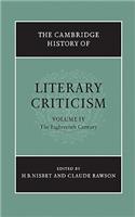 Cambridge History of Literary Criticism: Volume 4, the Eighteenth Century