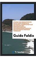 Studien Zur Geschichte Des Simultanen Intervalls. Inaugural-Dissertation Zur Erlangung Der Doctorwurde Der Philosophischen Facultat Der Universitat Rostock Vorgelegt