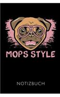 Mops Style Notizbuch