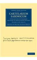 Cartularium Saxonicum