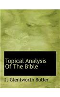 Topical Analysis Of The Bible