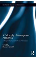 Philosophy of Management Accounting